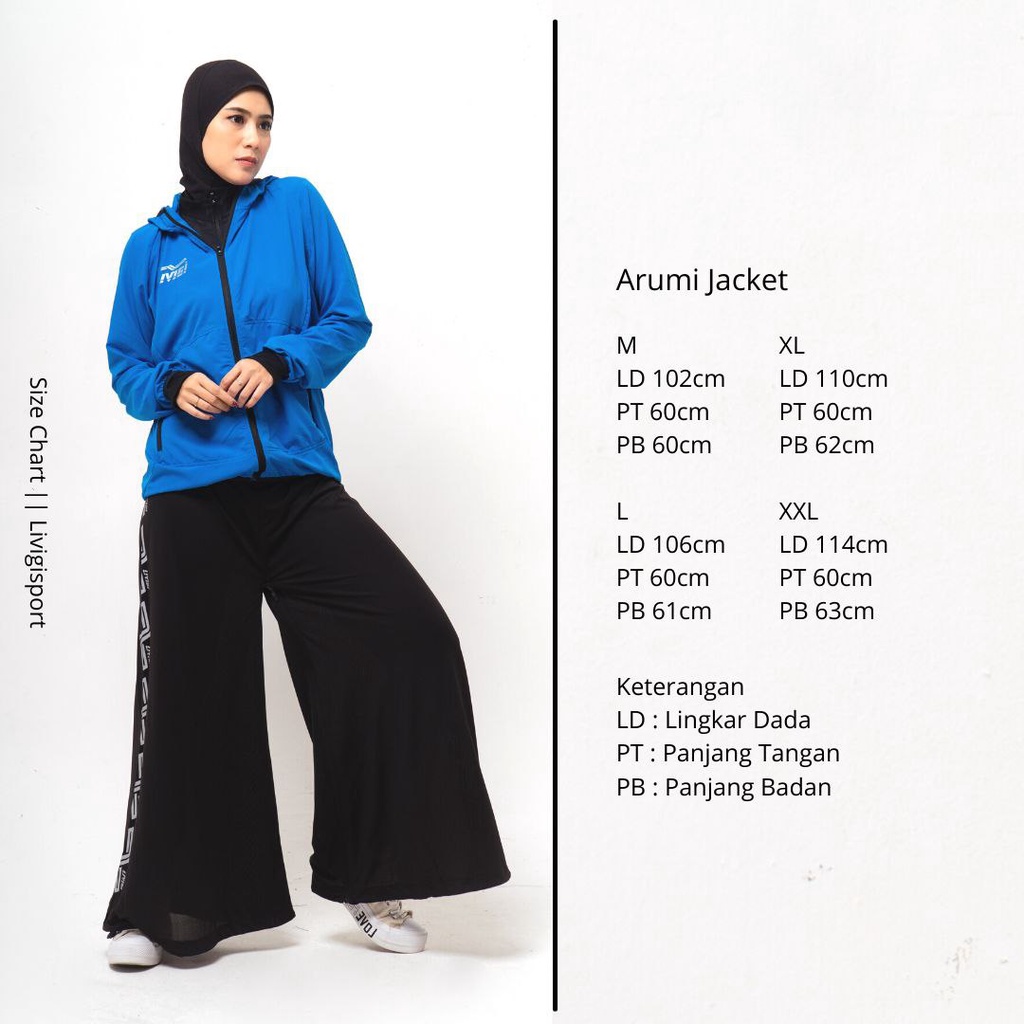 Livigi - Arumi Jacket - Jaket Olahraga Windbreaker Unisex