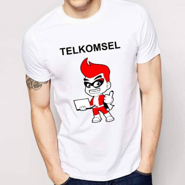 Kaos Telkomsel Cartun