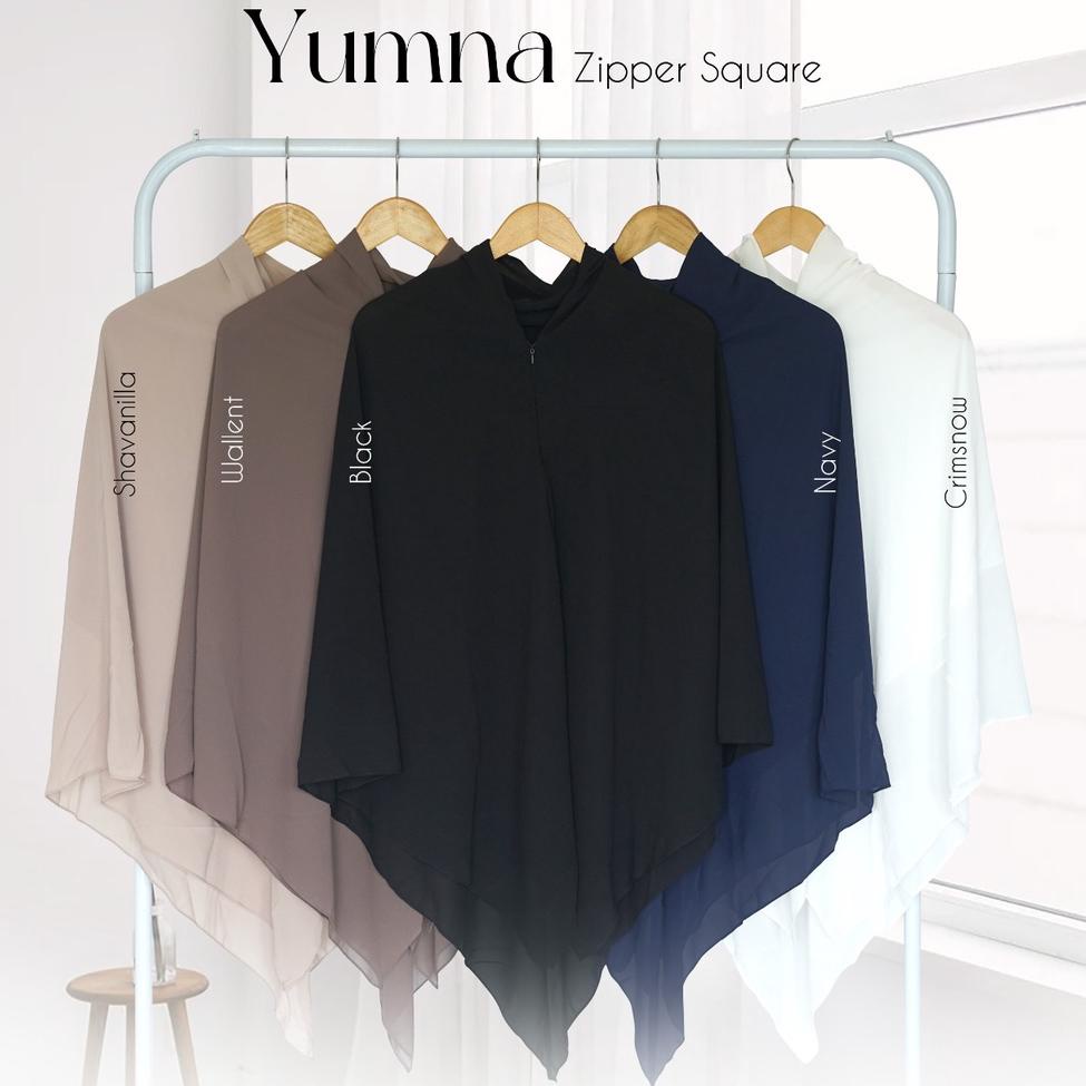 Ready stok Yumna Zipper Square / Hijab Segi Empat Zipper 74