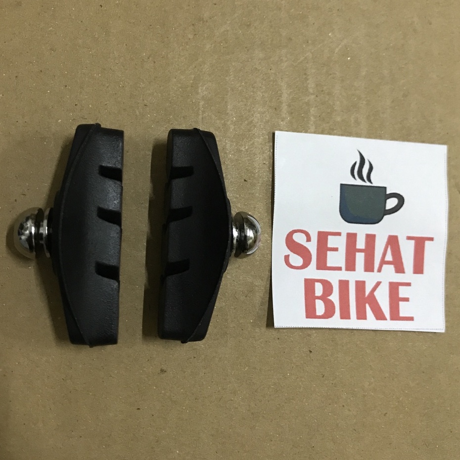 Brake Shoes Pad Kampas Kanvas Rem Sepeda Balap Road Bike