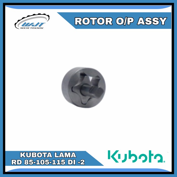 Rotor Oil Pump RD 85-105-115 DI -2 Pompa Oli Kubota Lama Original 100%