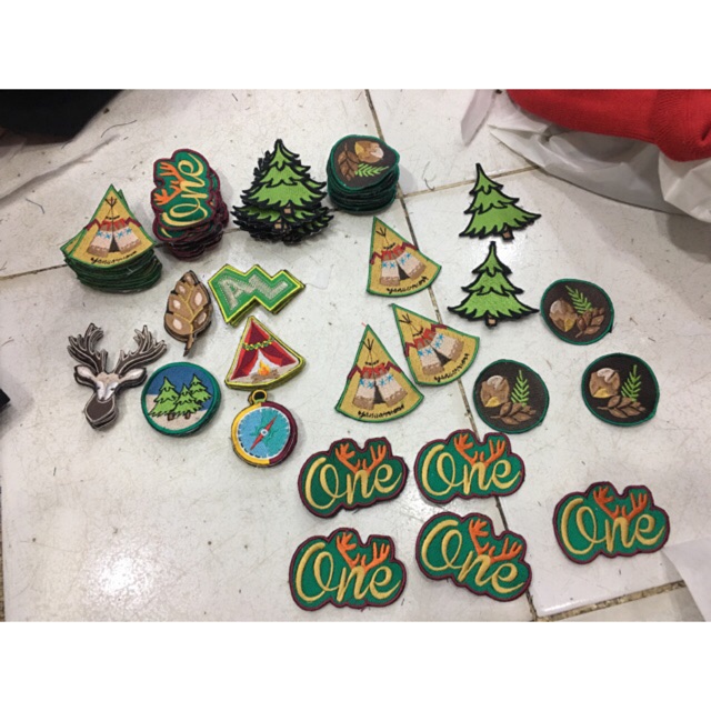 Patch custom bordir komputer bisa satuan