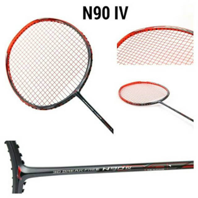Raket Badminton LINING N90 IV CHEN LONG DIJAMIN 100% ORIGINAL