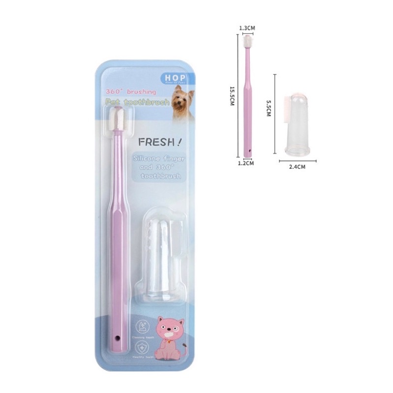 Powpet toothbrush set isi 2 pcs