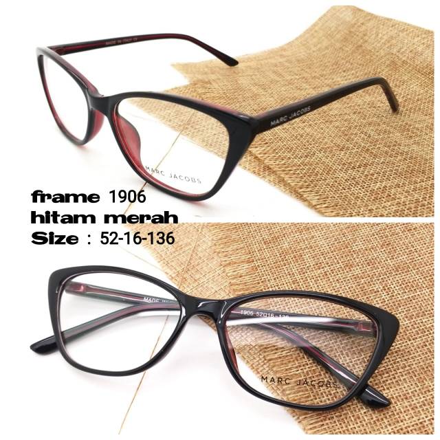 Frame Kacamata 1906 Wanita Terbaru, Kaca mata Minus, Kacamata Anti Radiasi, Kaca mata New Cat Eye