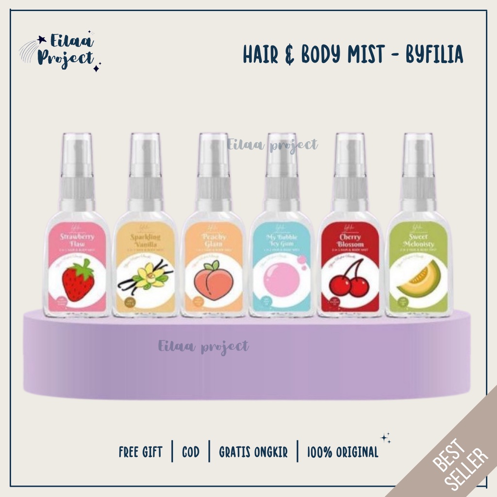 ✨𝐄𝐈𝐋𝐀𝐀 𝐏𝐑𝐎𝐉𝐄𝐂𝐓✨ BYFILIA HAIR AND BODY MIST PARFUME PERFUME PARFUM byfilia parfum rambut body mist