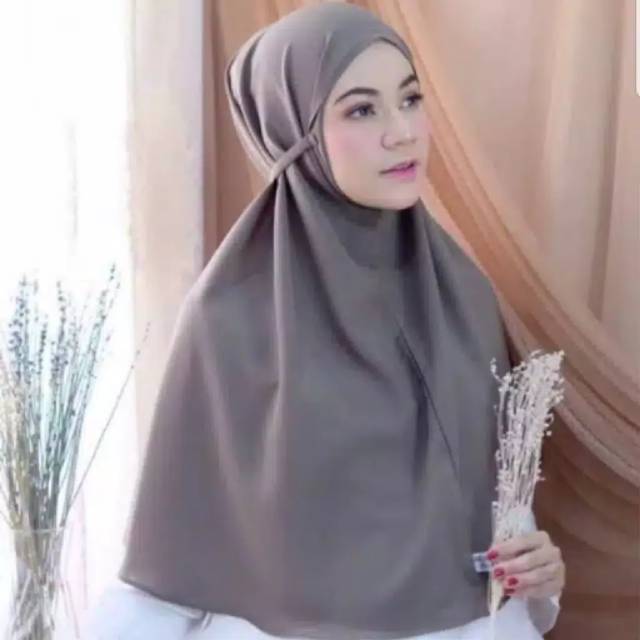 Daily hijab bargo maryam khimar instan kerudung tali