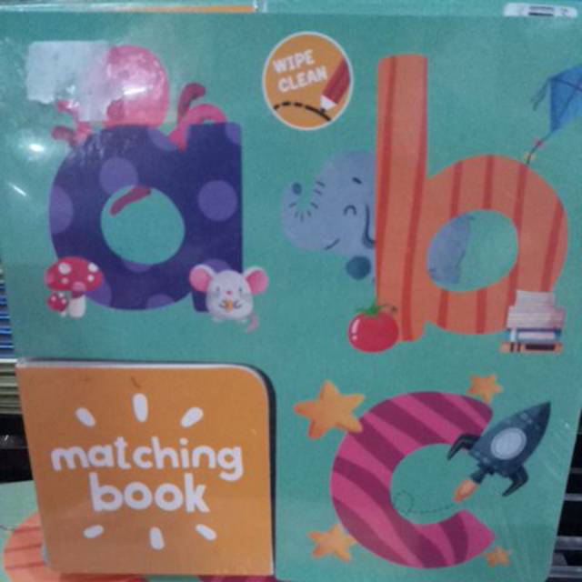 Boardbook wipe clean ABC