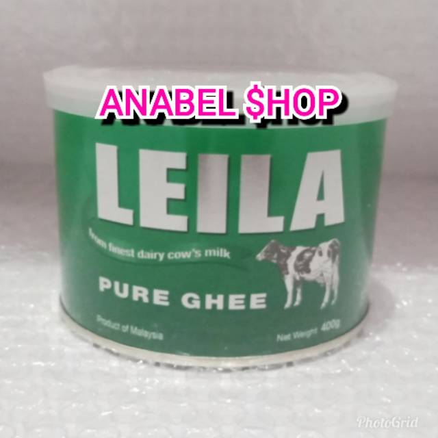 Leila Pure Ghee Minyak Samin Premium Malaysia Minyak Sapi Tulin 400 gram