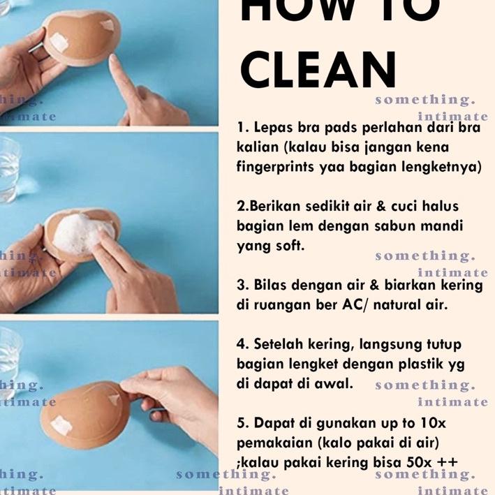 ♪ Waterproof Bikini Pushup Bra Pads untuk Berenang / Cup Tambahan Busa Bh Tempel Tahan Air Breast Sp