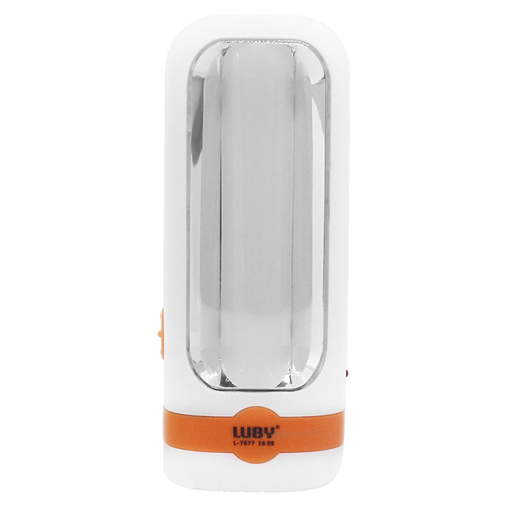 Senter Rechargeable Lampu Emergency 2 In 1 LUBY L7677 1 LED