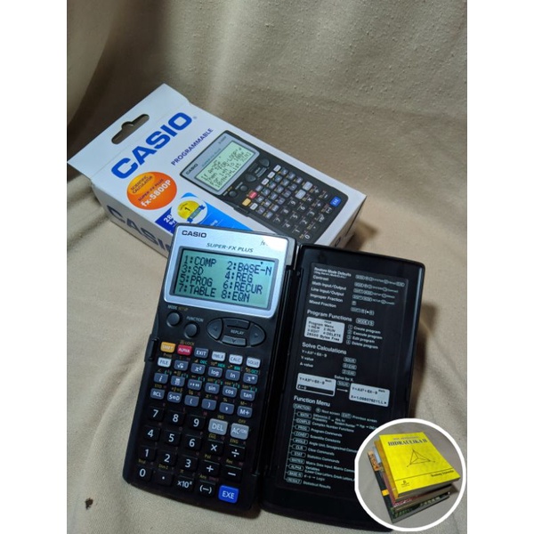 

KALKULATOR CASIO FX-5800P | SCIENTIFIC CALCULATOR CASIO FX-5800P + BUKU TEKNIK SIPIL