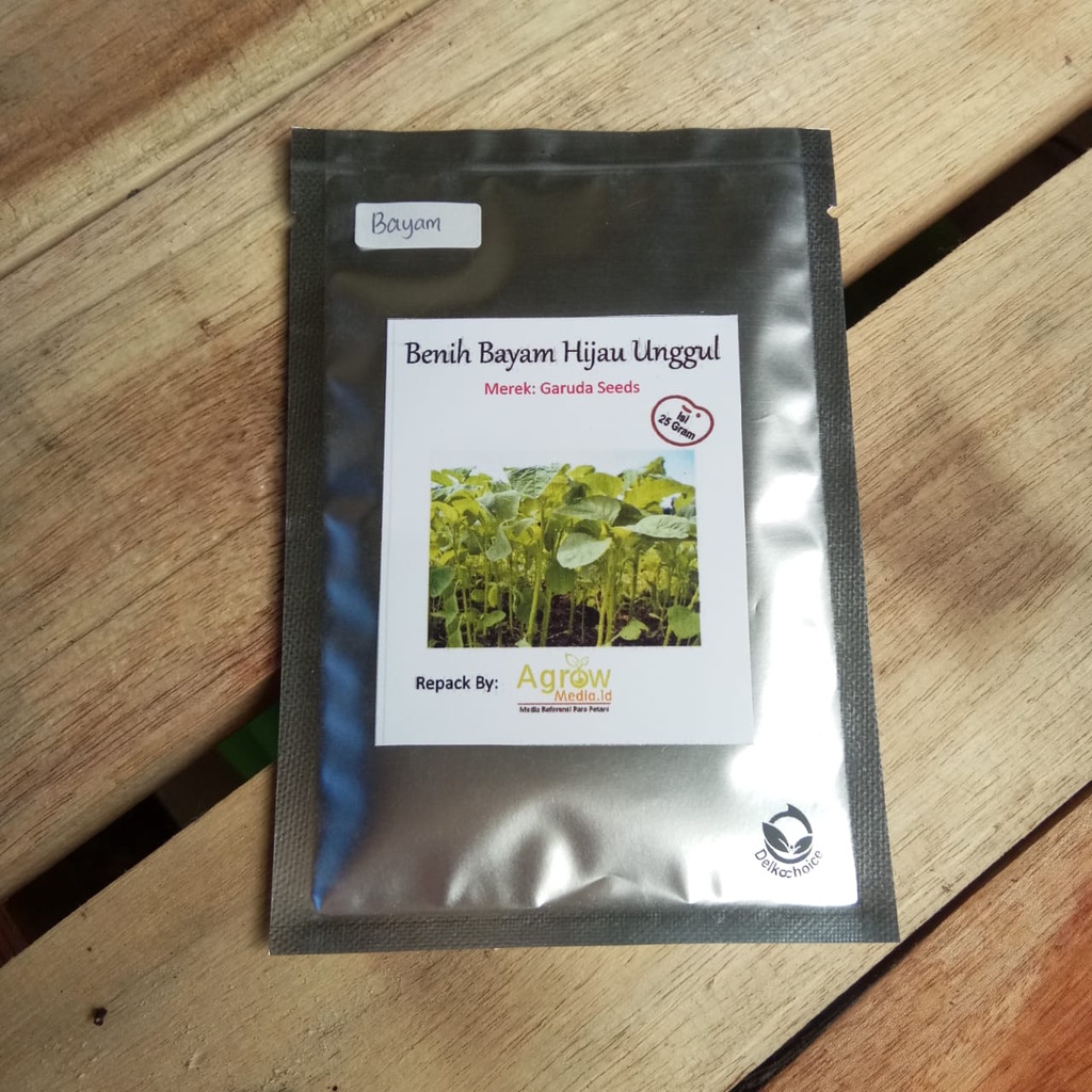 25Gr 10000 Biji Benih Sayuran Bayam Hijau Bayam Cabut Bibit Bayuran