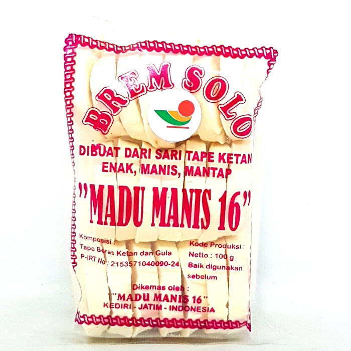 

MADU MANIS 16 BREM SOLO 100gr | SARI TAPE KETAN ENAK MANIS BULAT BULET