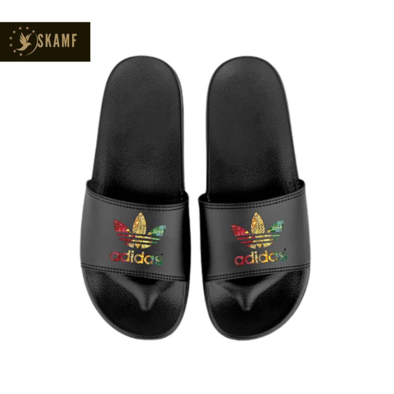 SANDAL SLIP ON | SENDAL | ADIDAS | RED HOT CHILI PEPPERS | SLIP ON PRIA WANITA UNISEX | SANDAL SLIDE