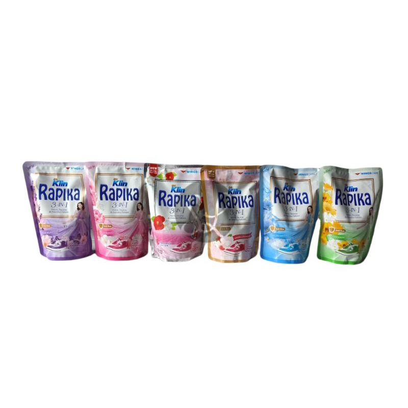 Rapika 3In1 Pouch 400ml Rapika Refill Pewangi Pakaian All Varian