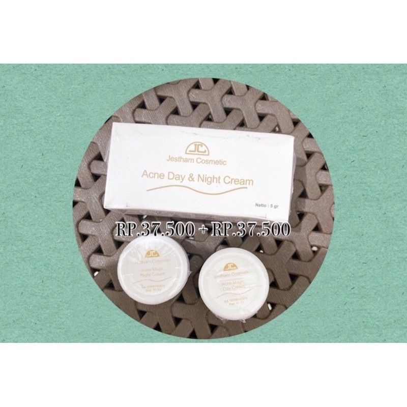 CREAM  ACNE SIANG+MALAM JESTHAM