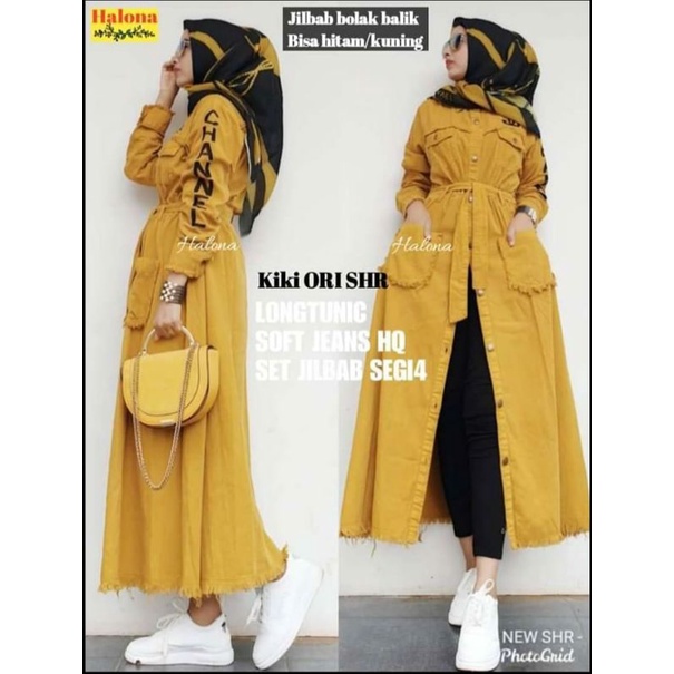 KIKI ORI  TUNIK tunik  jeans long tunik