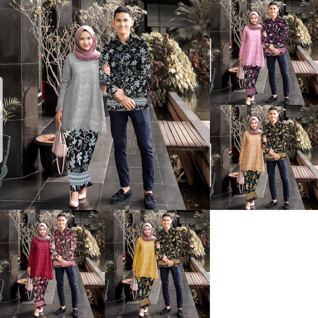 Sale Cod✔ Cp Habiba / Set Couple / Couple Batik / Ready 5warna B6z1WYcZYDQmM