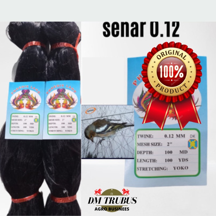 Jaring burung lebar 5 meter panjang 100 yds