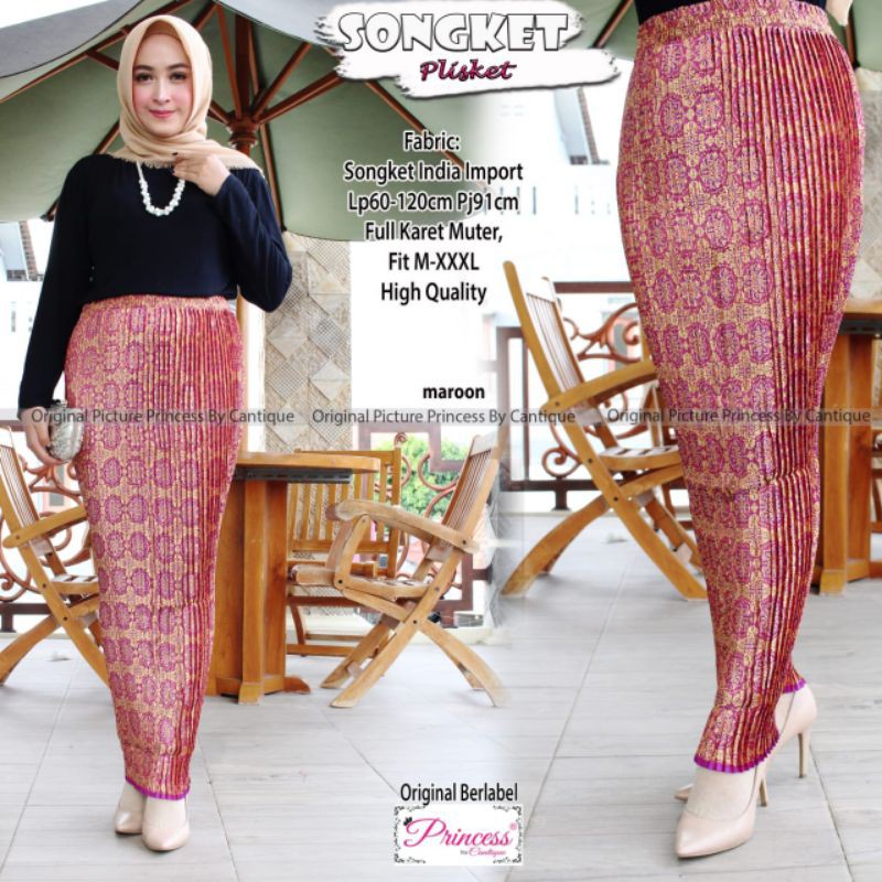 Rok Batik songket plisket