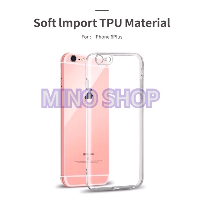 SOFTCASE TRANSPARAN IPHONE 6G+ 6G PLUS 6S+ 6S PLUS PREMIUM CLEAR CASE