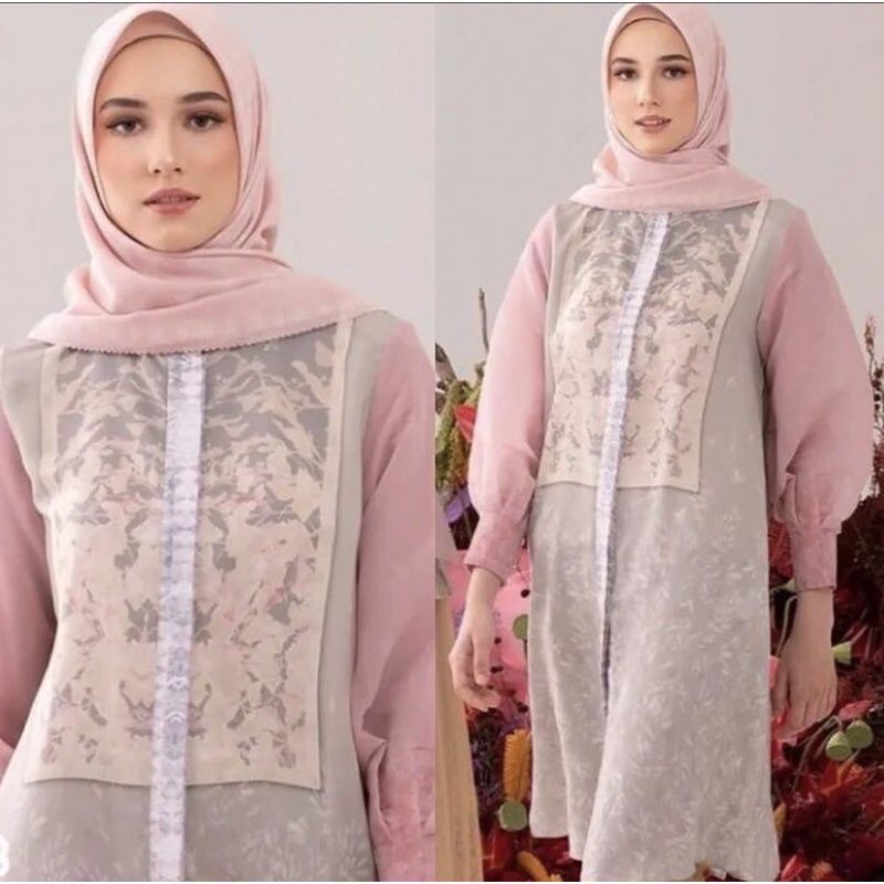 jual rugi  NEW butonscarves ria miranda stella tunic tunik size M