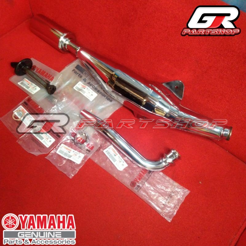 paket knalpot fullset f1zr ori ygp fizr fiz f1z r muffler mufler exhaust exhoust kenalpot silencer