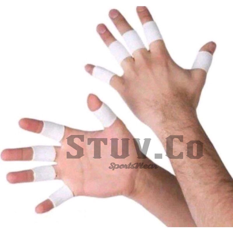 FINGER SUPPORT / KARET JARI ELASTIS / PELINDUNG JARI / DEKER JARI BUAT FUTSAL KIPER VOLLY BASKET