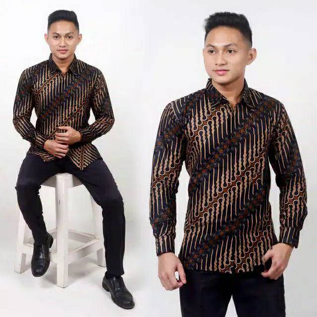 BATIK FINZA JAYA | BAJU BATIK PRIA Gus Azmi Syubbanul Muslimin Batik Katun Halus Hadroh