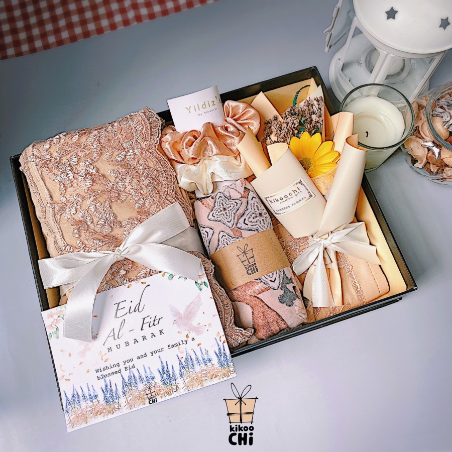 

Kikoochi Ramadhan - Hadiah Kado Ulang Tahun Hampers Mukena Idul Fitri