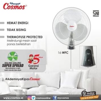 COSMOS Wall Fan 16 WFC / 16WFC Kipas Dinding 16” [OJ]