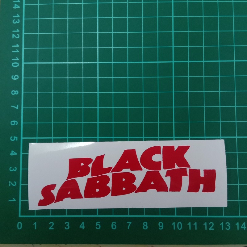 Stiker Musik  Sticker Band Anti Air Graftac (BEBAS PILIH MOTIF)-Band-14
