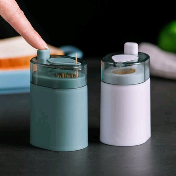Tempat Penyimpanan Tusuk Gigi Otomatis Pop Up Holder Wadah Kotak | distshop