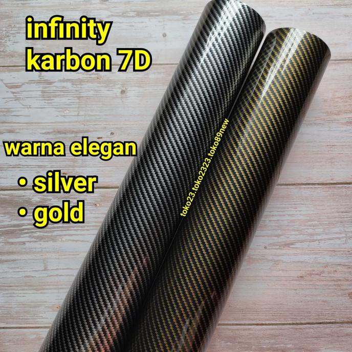 stiker karbon 7d sticker carbon stiker infinity