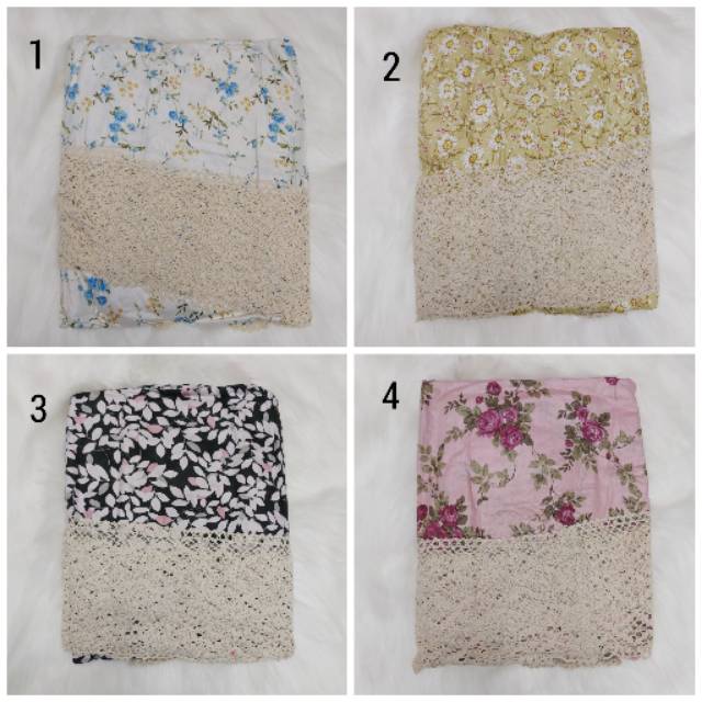 MUKENA KATUN JEPANG ORIGINAL RENDA