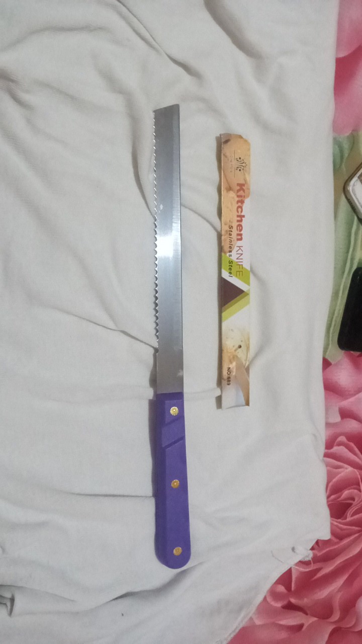 Pisau Pemotong Kue - Pisau Roti Stainless Steel - Bread Knife