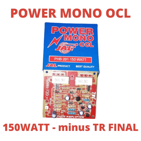 Jual Kit Driver Power Ocl Watt Mono Minus Tr Final W Driper