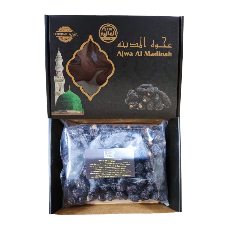 Kurma Ajwa//Kurma Nabi Madinah Kemasan Premium Dus 1kg