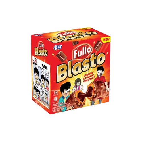 Wafer Tango Fullo Blasto Chocolate Wafer Roll 15gr 1 box (16pcs) EYO OT1409