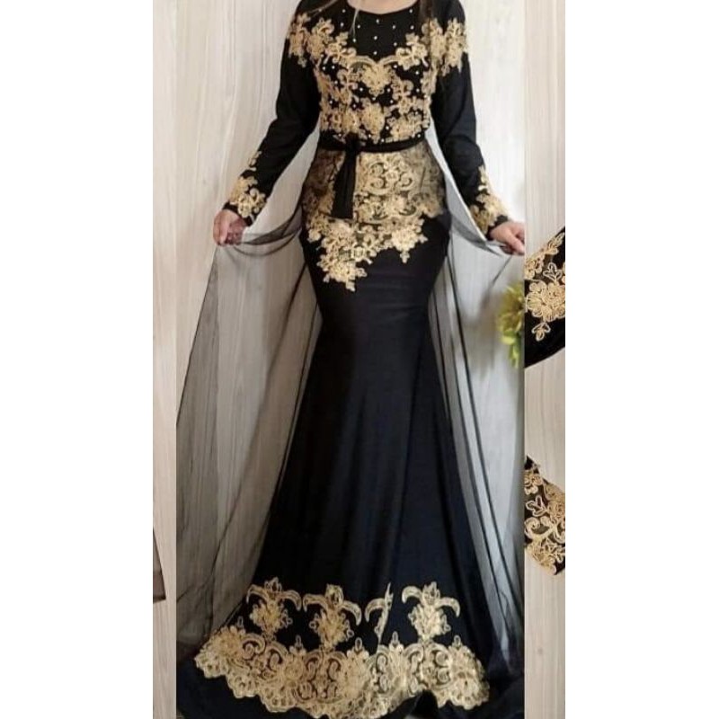 baju singer/baju penyanyi murah/baju duyung/hitam,maroon ekor tile lepas psg