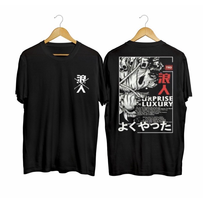 BAJU TSHIRT KAOS RONIN DISTRO JAPAN ONICLAY LUXURY / ATASAN PRIA / T-SHIRT PRIA