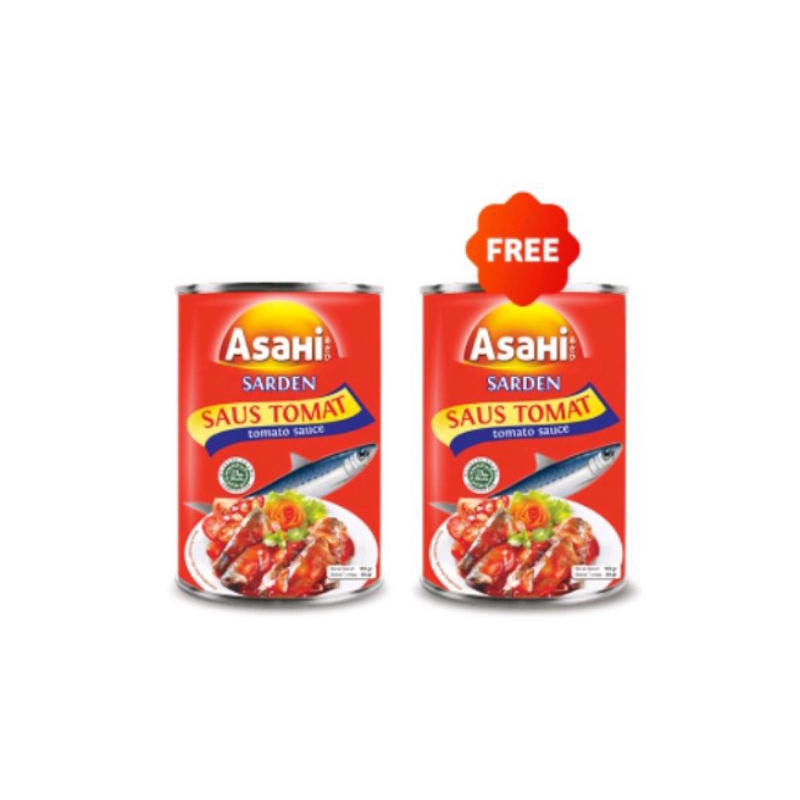 AsaHi Sarden Saus Tomat 155 gr - Buy 1 Get 1 Saus Tomat 155gr