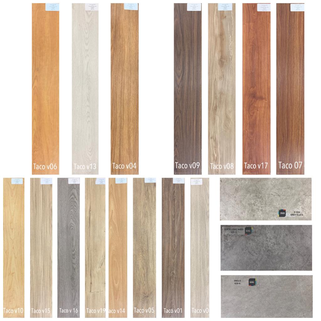 Lantai Vinyl Kayu Taco 3 mm