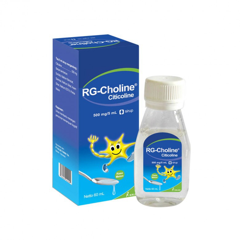 RG Choline sirup 60 ml ( suplement mata anak untuk memelihara kesehatan saraf mata )