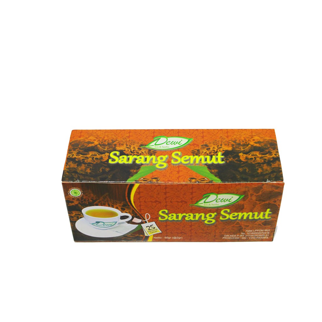 

Teh herbal sarang semut (bentuk kantung celup)