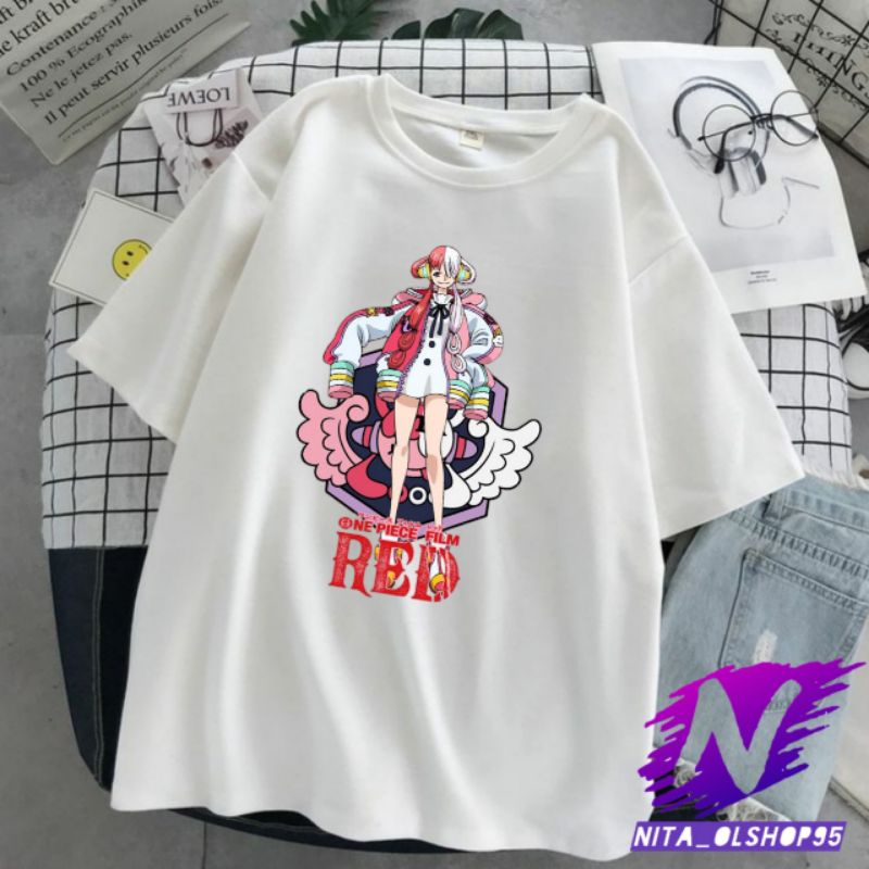 kaos anak one piece film red uta