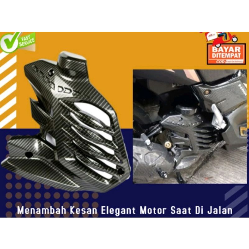 COVER TUTUP RADIATOR YAMAHA NEW NMAX 2020 2021 &amp; NEW AEROX 2021  MERK NEMO