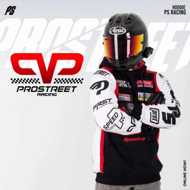 HOODIE | PROSTREET | RACING CVP EXCLUSIVE | BLACK RED WHITE | NEW | PREMIUM | ORIGINAL
