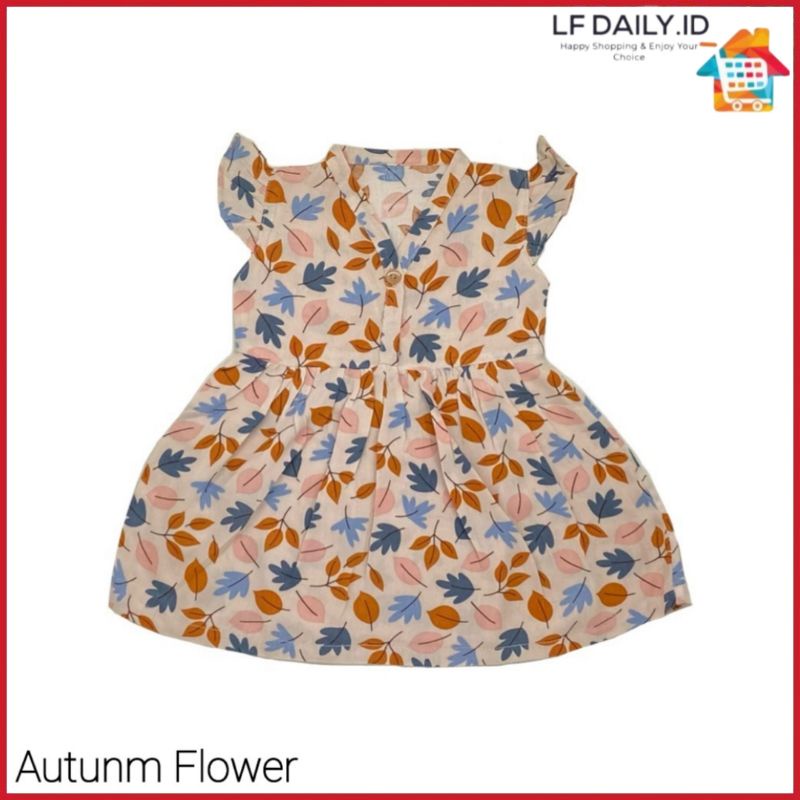 Baju Bayi Cewek 0 6 Bulan sd 1 Tahun | Baju Bayi Cewek Murah-Autun Flower